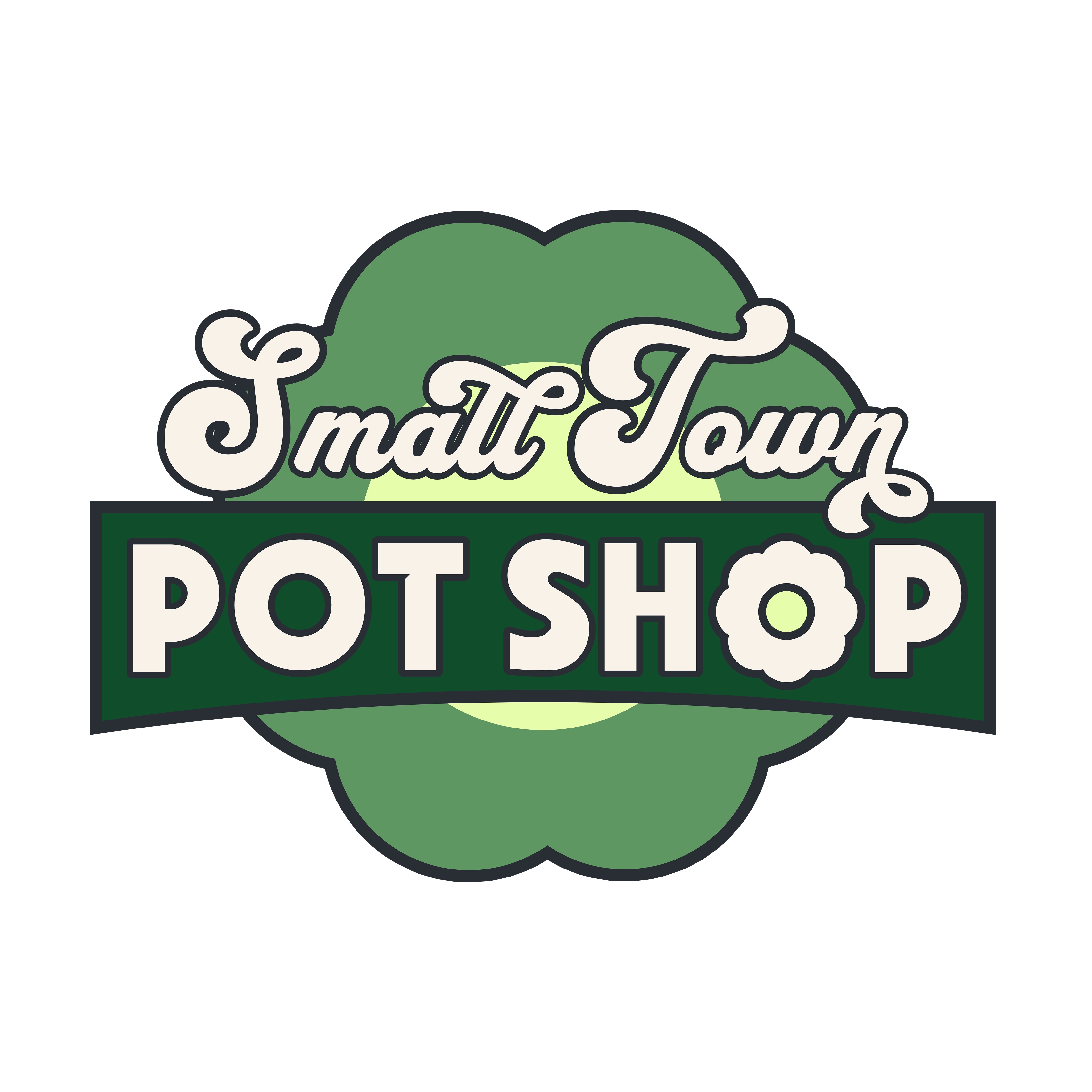 Small Town Pot Shop Logo-Small Town Pot Shop